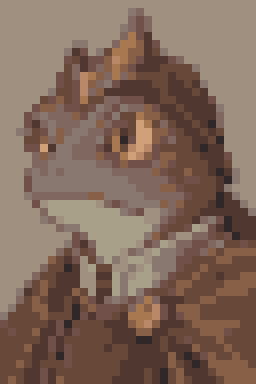 Frog portrait